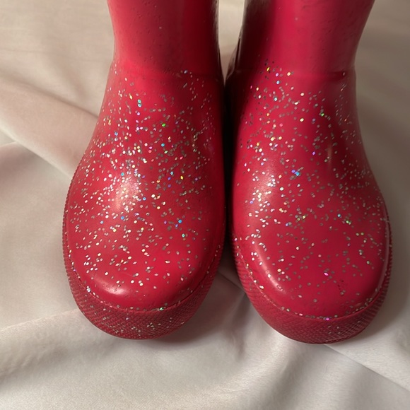Hunter Kids First Original Classic Glitter Rain Boot -Size 10 - Picture 5 of 7